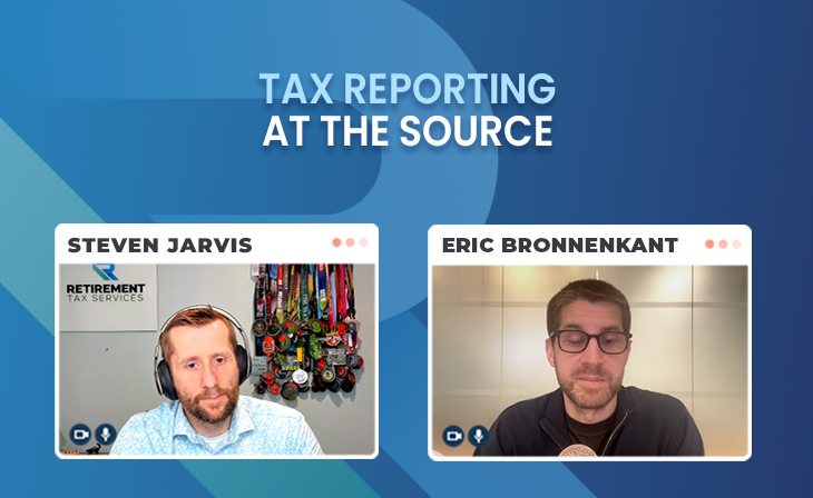 Tax reporting at the source with Eric Bronnenkant