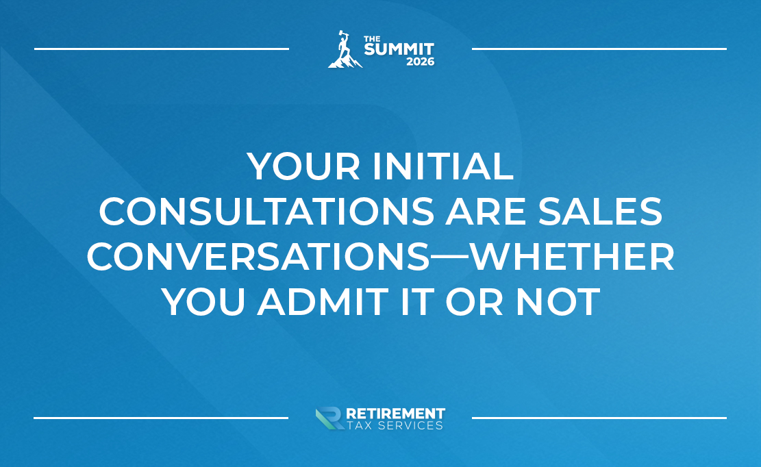 Your Initial Consultations Are Sales Conversations—Whether You Admit It or Not