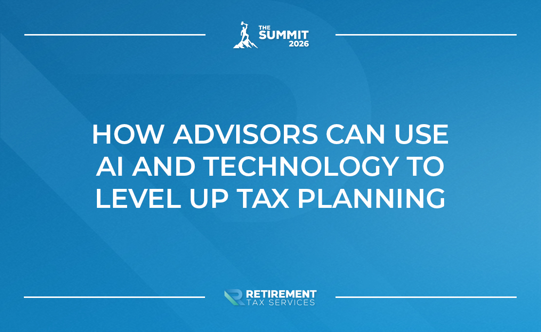 How Advisors Can Use AI and Technology to Level Up Tax Planning
