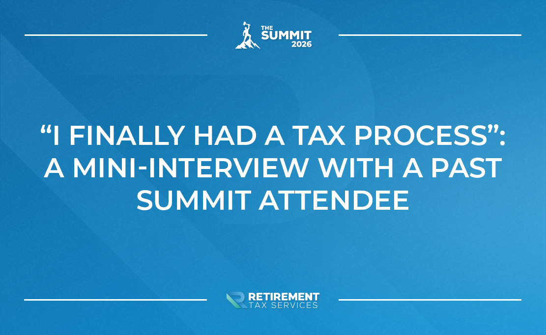 “I Finally Had a Tax Process”: A Mini‑Interview With a Past Summit Attendee