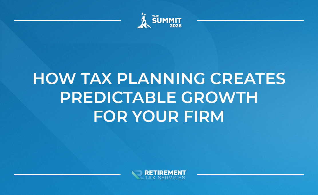 How Tax Planning Creates Predictable Growth for Your Firm